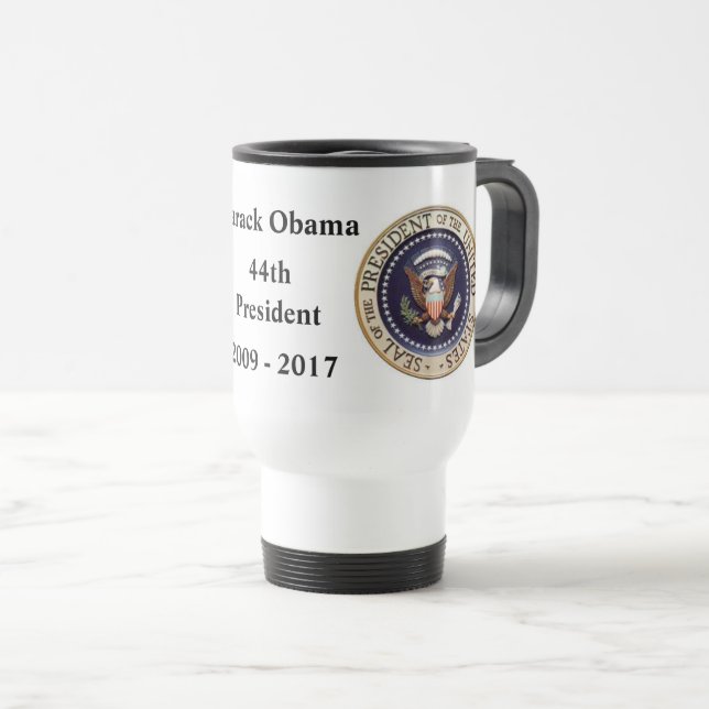Obamapräsidentenandenken Reisebecher (VorderseiteRechts)