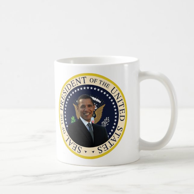 ObamapräsidentenSiegel - besonders angefertigt Kaffeetasse (Rechts)