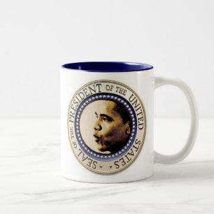 ObamapräsidentenSiegel-Tasse Zweifarbige Tasse