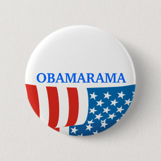 Obamarama Flagge Button