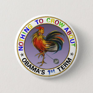 Obamas 1. Ausdruck Button