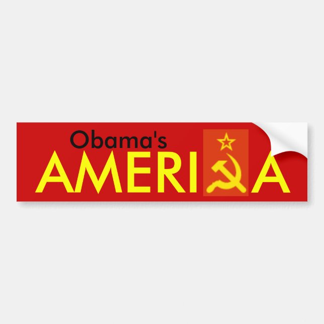 Obamas AmeriKa Autoaufkleber (Vorne)