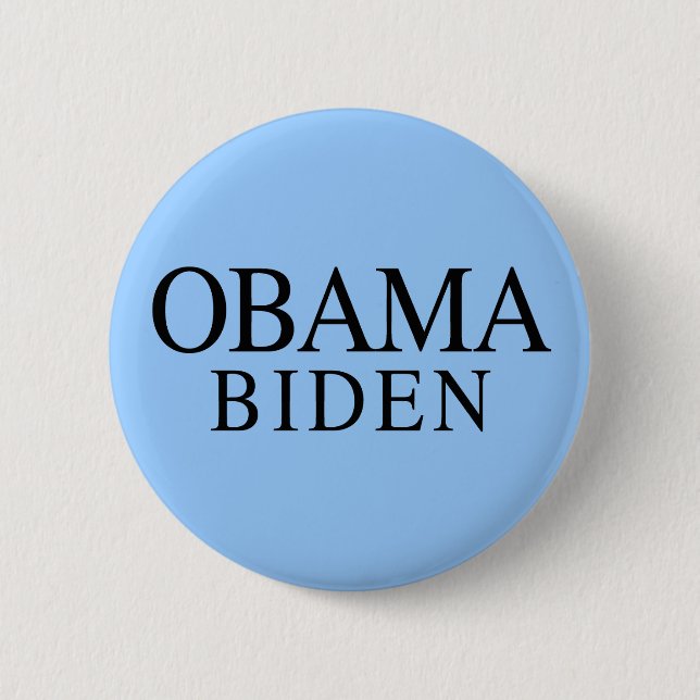 Obamas Biden 2008 Button (Vorderseite)