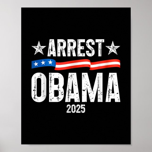 Obamas Festnahme 2025 _2 Poster (Vorne)