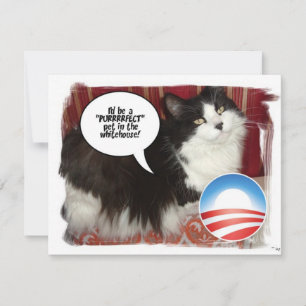 Obamas Haustier/politischer Humor