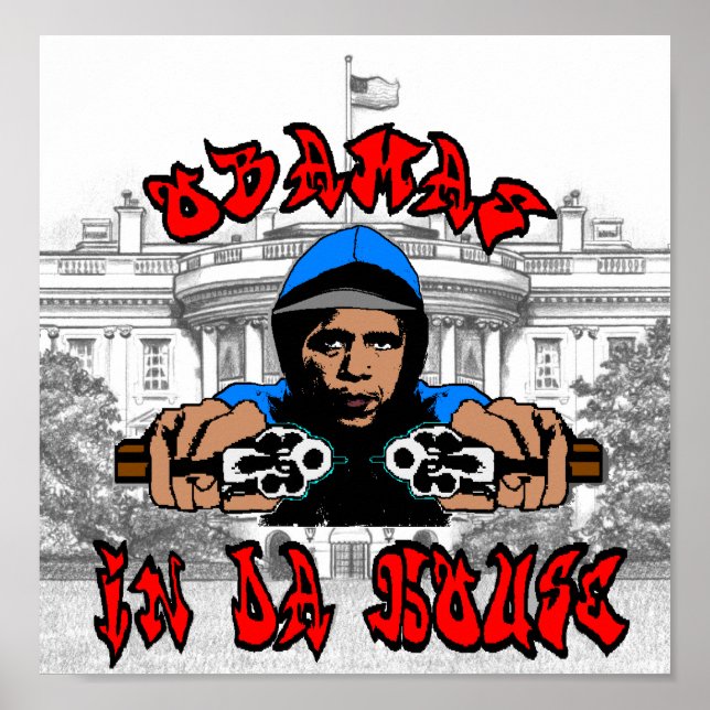 Obamas in Da House Poster (Vorne)