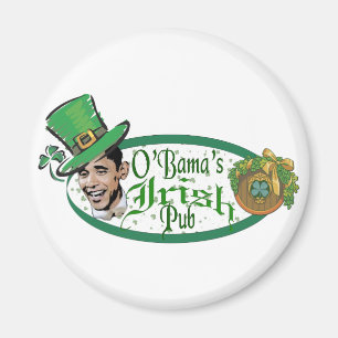 Obamas irischer Pub Magnet