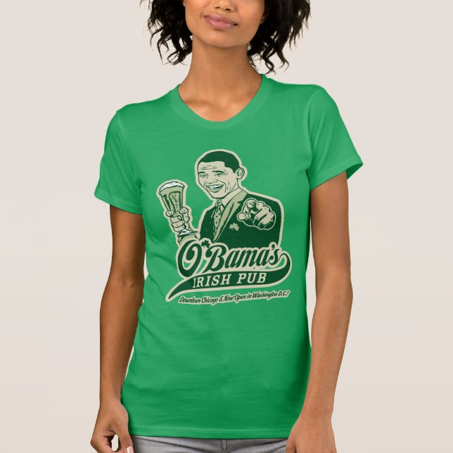 Obamas irischer Pub-T - Shirt (Vorderseite)