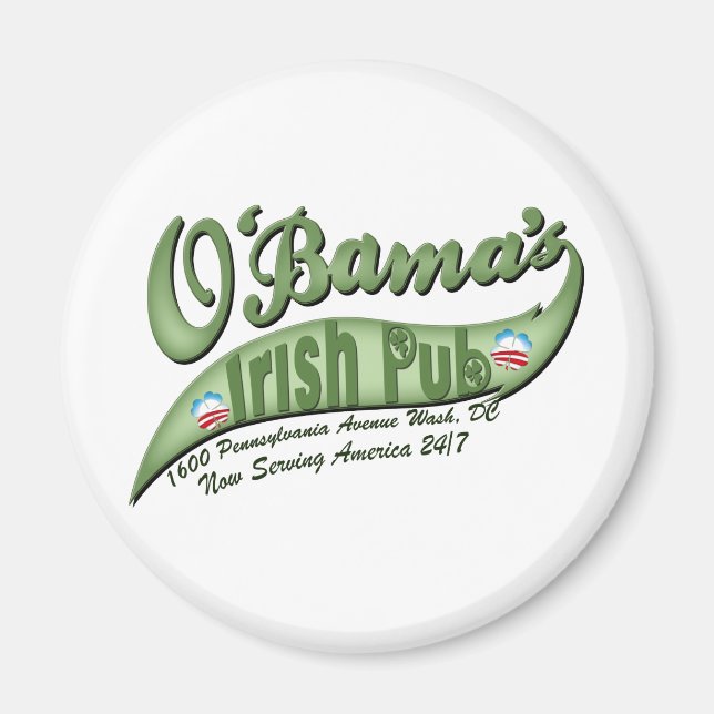O'bamas Irish Pub Magnet (Vorne)