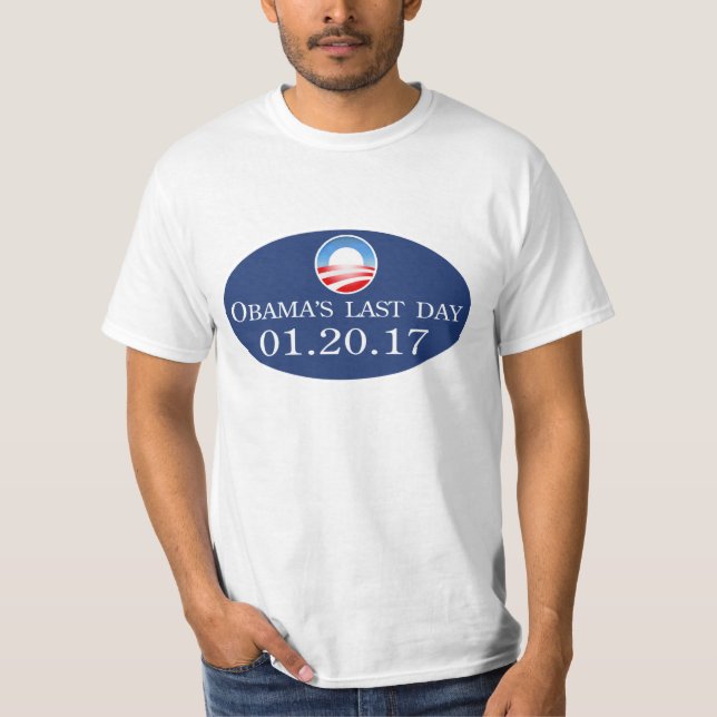Obamas letztes TagesT-Shirt T-Shirt (Vorderseite)