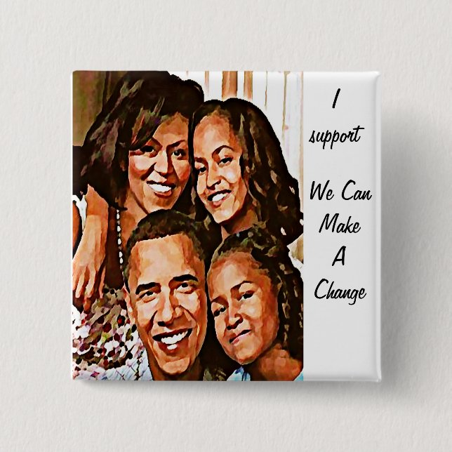 Obamas Liebe_ Button (Vorderseite)