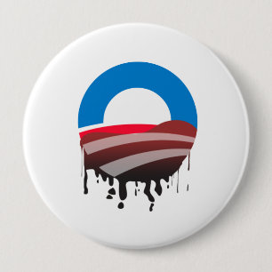 Obamas Ölpest Button