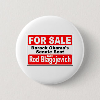 Obamas Senatssitz für Verkauf Button