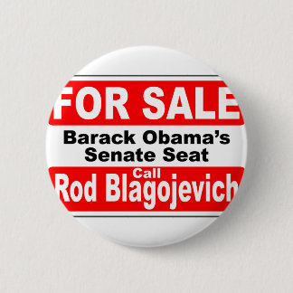 Obamas Senatssitz für Verkauf Button