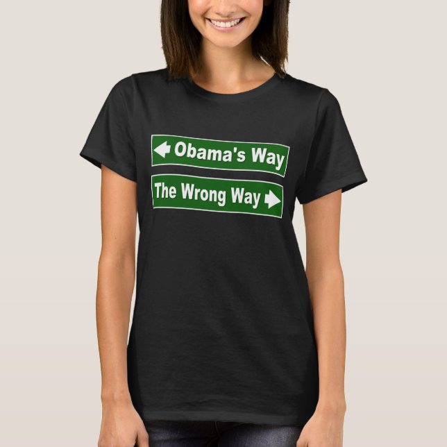 Obamas Shirt zur Wegstraße (Vorderseite)