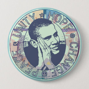 Obamastarker Traumknopf Button
