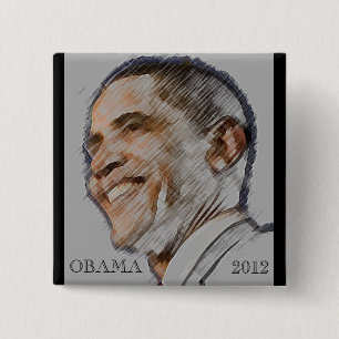 Obamawahl-Knopf 2012 Button