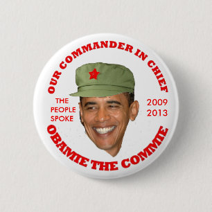 OBAMIE DER COMMIE BUTTON