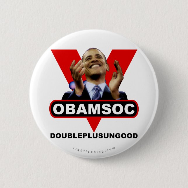 OBAMSOC BUTTON (Vorderseite)
