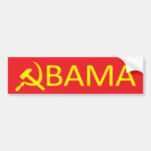Obamunism AntiObama Autoaufkleber