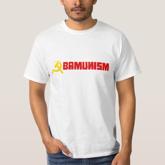 Obamunism Autoaufkleber T-Shirt (Vorderseite)
