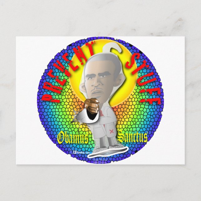 Obamus Sanctus Postkarte (Vorderseite)