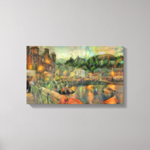 Oban impressionistic leinwanddruck