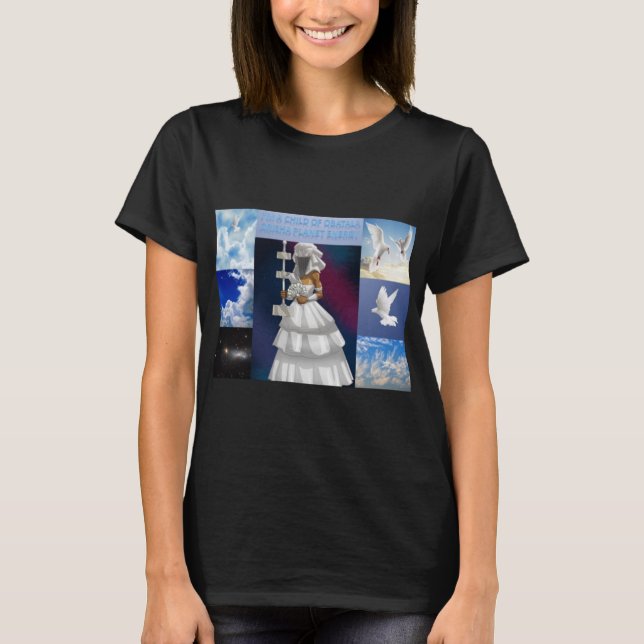 OBATALA SKY ORISHA ENERGIE IFA PATRON T-Shirt (Vorderseite)