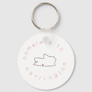 Obdachlos auf den Harrington-Schlüsselanhänger Schlüsselanhänger