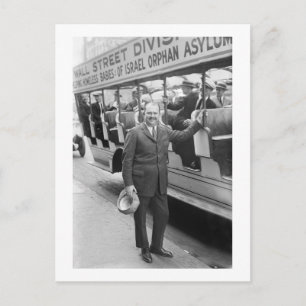 Obdachlose Babys aus Israel, 1920er Postkarte