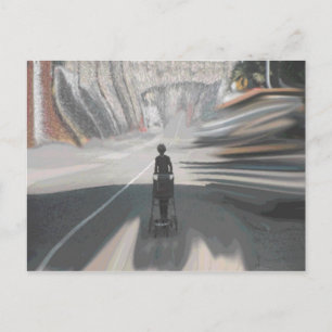 Obdachlose Shawdows Postkarte