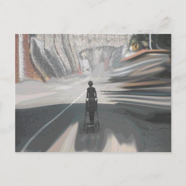 Obdachlose Shawdows Postkarte (Vorderseite)