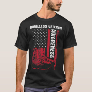 Obdachlose Veteranen Obdachlose Veteran Awareness T-Shirt
