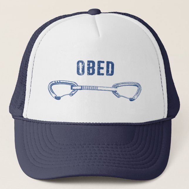 Obed Klettersteig Quickdraw Truckerkappe (Vorderseite)