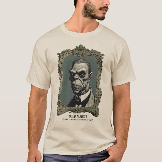 Obed Marsh Founder of the Esoteric Order of Dagon T-Shirt (Vorderseite)