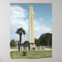 Obelisk, Theodosius I, mit römischer Basis