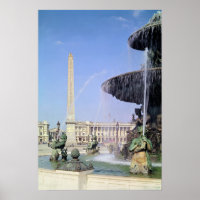 Obelisk, ursprünglich aus Luxor, wurde 1836 errich