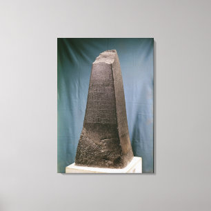 Obelisk von Manishtusu von Susa, c.2270 BC Leinwanddruck
