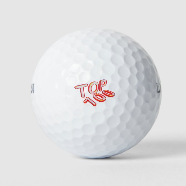 Oben 100 golfball (Vorderseite)
