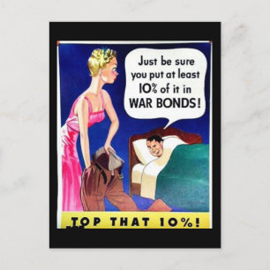 Oben 10 postkarte