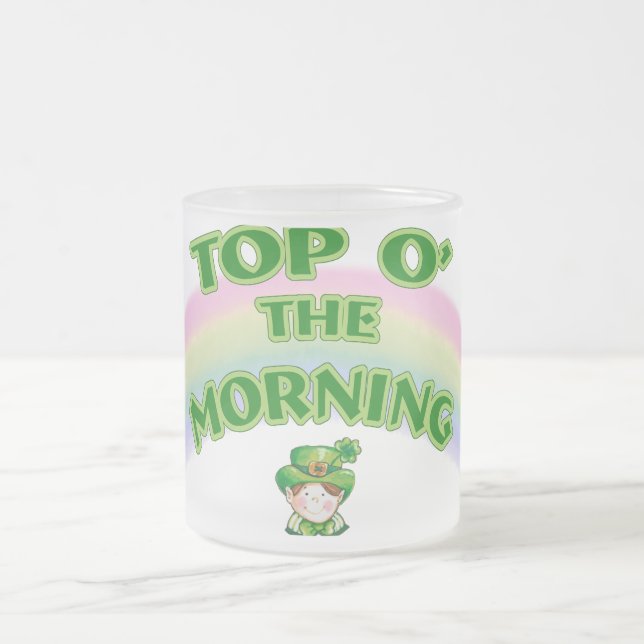 Oben am Morgen gläserne Tasse (Mittel)