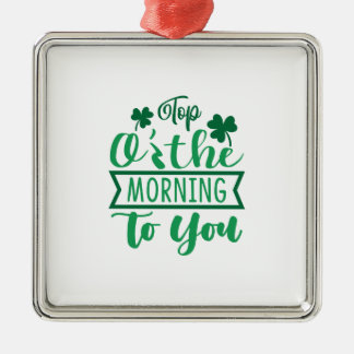 Oben am Morgen Ornament Aus Metall