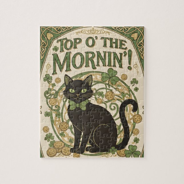Oben am Morgen - St. Patrick's Day Puzzle (Vertikal)