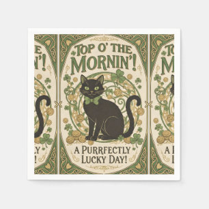 Oben am Morgen - St. Patrick's Day Serviette