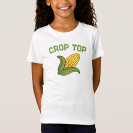Oben Crop, Cornflakes auf dem Cob, Gemüse, Sonnenk T-Shirt