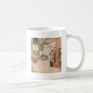 Oben Dachboden-Schlafzimmer mit Baby-Schwester Tasse