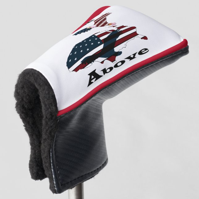 oben golf headcover (3/4 Vorderseite)
