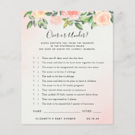 Oben oder darunter | Baby Showspiel