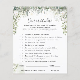 Oben oder darunter | Baby Showspiel