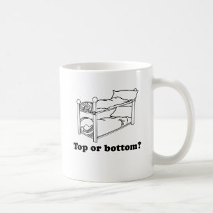 OBEN ODER UNTEN TASSE